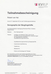 Bescheinigung Sonographie