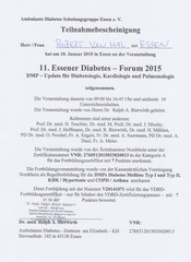 11. Essener Diabetes Forum 2015